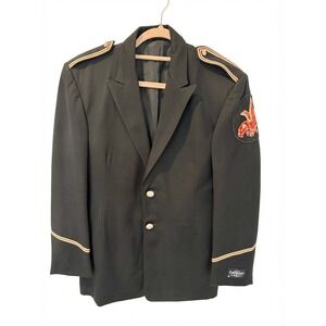 Vintage 1950s Forstmann Wool Military Cadet Marching Band Blazer Jacket